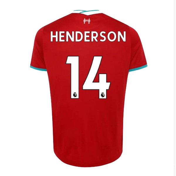 Camiseta Liverpool NO.14 Henderson Primera equipo 2020-2021 Rojo